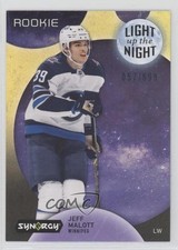 2022-23 Synergy Light Up The Night Rookies Neon Yellow 57/699 Jeff Malott 16uw