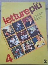 Libro letture scuola elementare vintage classe 4 anno 1981 160 pag