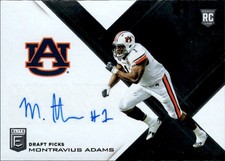 2017 Elite Draft Picks Draft Picks Autographs #244 Montravius Adams Auto - FB