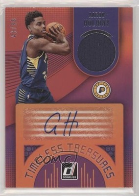 2018-19 Panini Donruss 43/99 Aaron Holiday #TT-AHD Rookie Auto RC 0o0