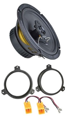 Ground Zero 2-Wege 120Watt 16,5cm Lautsprecher für Citroen C1 Peugeot 108 ab 14
