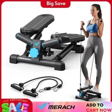 Stepper 2 en 1 Silencieux 150 kg – Mini Stepper Swing avec Écran LCD