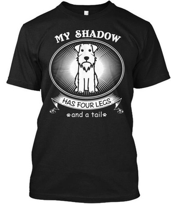 #ad #ad Schnauzer Shadow My Has Four Legs And A Tail T Shirt $22.78