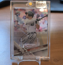 Topps 2017 Clearly Authentic Autographs RC Jacoby Jones #CAAU-JJ Detroit Tigers