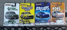 Matchbox 2025 Candy Series - Lot Of 4 -Mini Cooper, Mustang, Mini Van Caddie