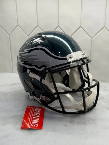 Saquon Barkley Philadelphia Eagles Signed Full-Size Authentic Helmet - Fanatics