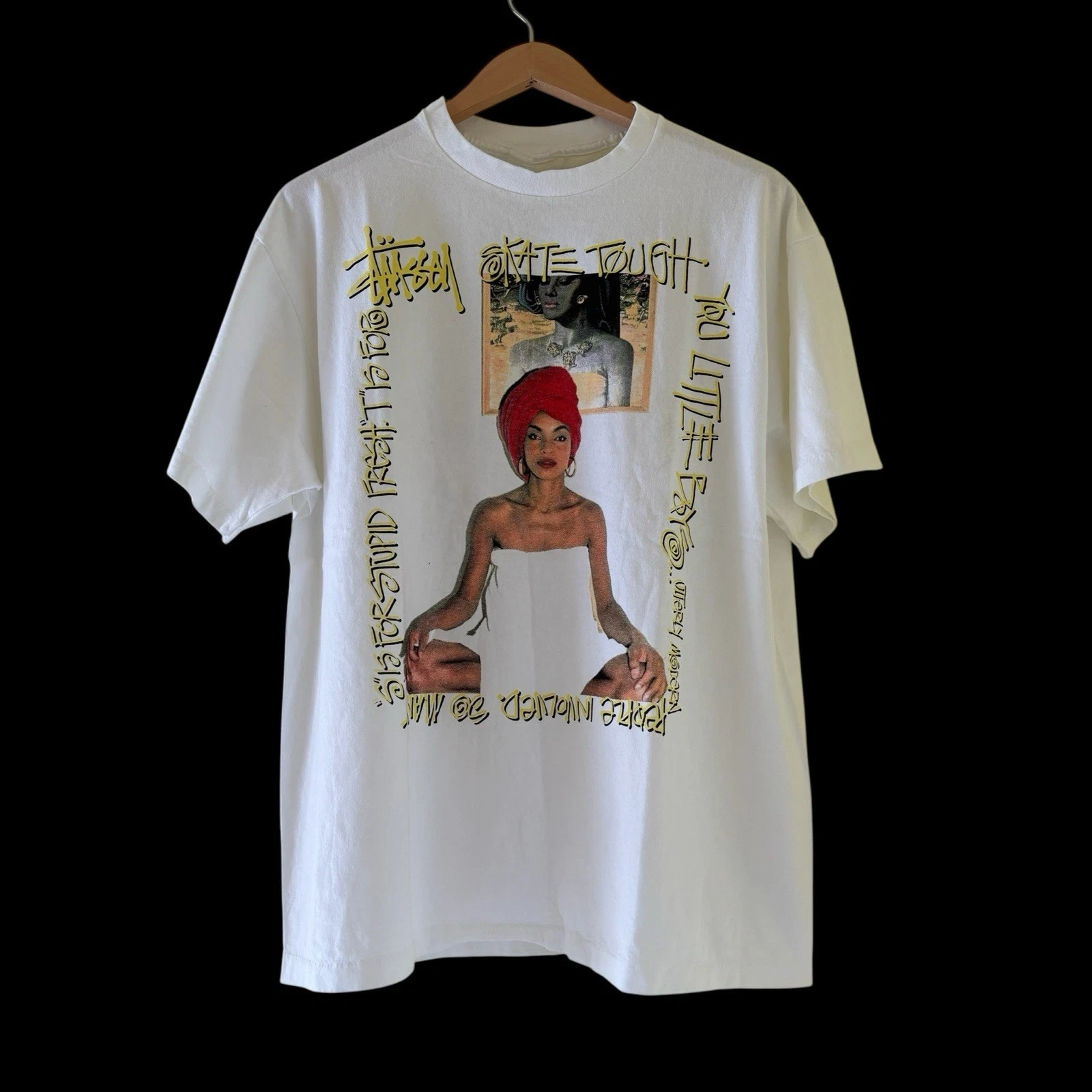 SADE ADU Singer Music Shirt S-5XL white cotton T Shirt Tee