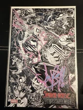 REMARKED & SIGNED* *ONLY KNOWN COPY Year In Marvel ‘25  *B&W Lt  1 Jonboy Meyers