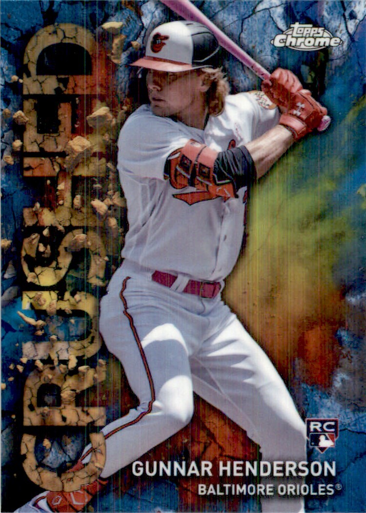 Gunnar Henderson 2023 Topps Chrome Update Crushed RC #C-8