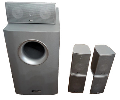 Canton Movie 1005 Heimkino-Set 5.1 - Aluminium-Satelliten + aktiver Subwoofer