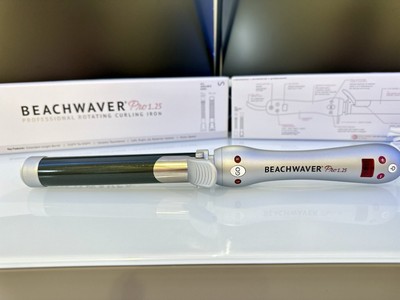 Beachwaver Pro 1.25 Inch Ceramic Rotating Curling Iron, 6.5 ceramic rod