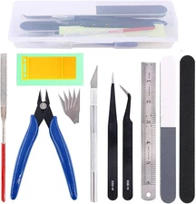 Comprehensive 15-Piece Gunpla Tool Set for Beginners & Advanced Modelers
