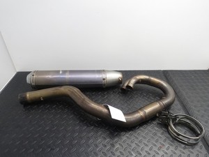 04 05 KTM 525 MXC EXC FMF EXHAUST MUFFLER SILENCER HEAD PIPE FULL EXHAUST