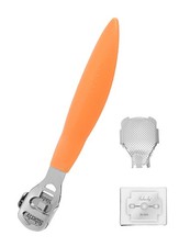 Callus Shaver Remover Stainless Steel 1 Count Pack of 1 , Orange