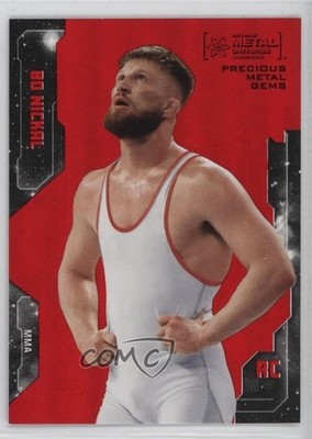 2024 Skybox Metal Universe Champions PMG Red /100 Bo Nickal #42 1t7y