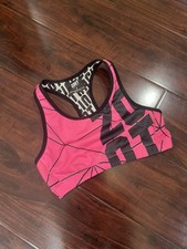 Zoot women s LTD tri bra racing neon pink black white size small