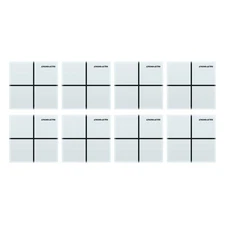 8 Pack ADAS Calibration Floor Markers Reusable Rubber Floor Marking Squares W...