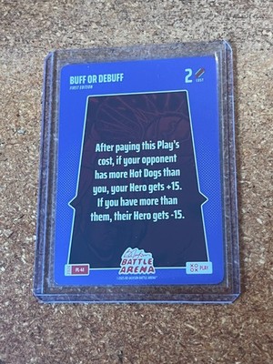 2026 Bo Jackson Battle Arena PLAY CARD # PL-41 BUFF OR DEBUFF