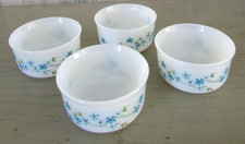 Ensemble de 4 ramequins Arcopal Myosotis Veronica Très bon état