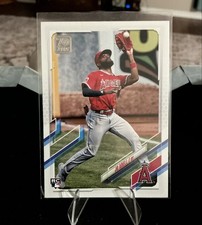 2021 Topps - Factory Set Rookie Variation Jo Adell #43 Vertical, Red Jersey (RC)