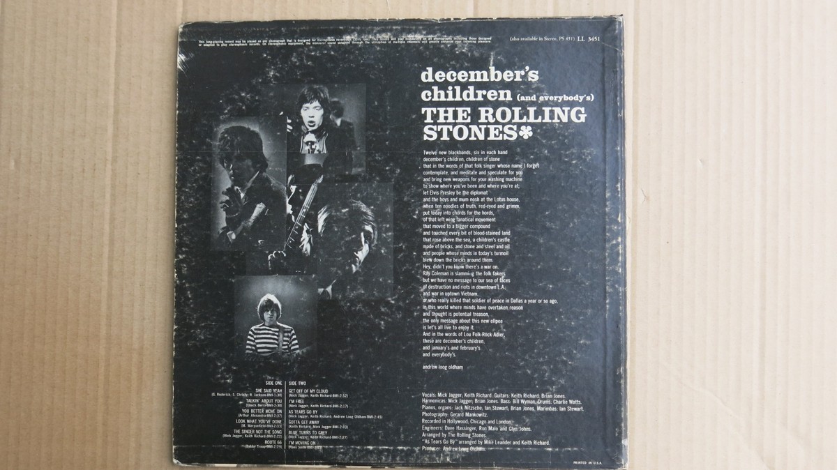 The Rolling Stones Vinyl LP 