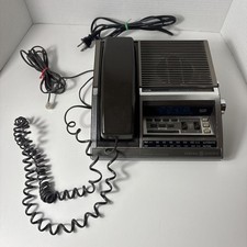 General Electric 7-4735 FM/AM Clock Radio Corded Telephone Speakerphone READ