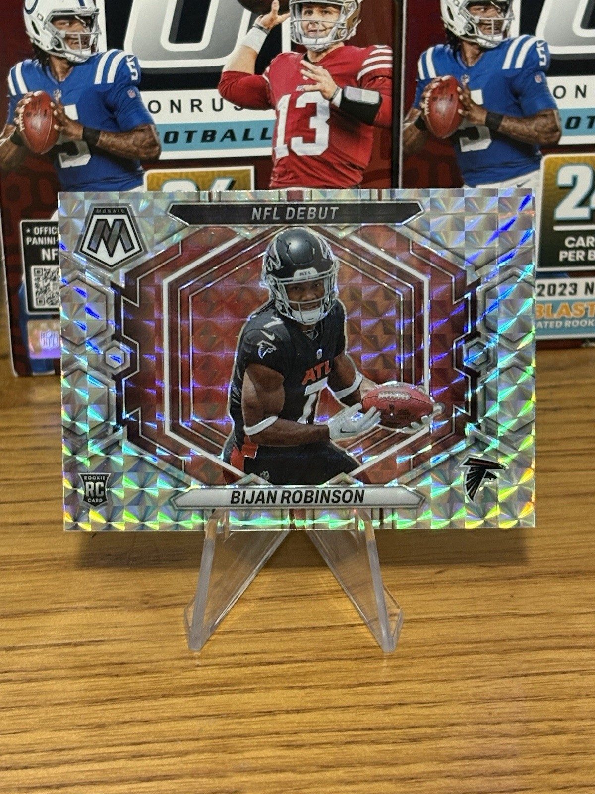 2023 Panini Mosaic - Nfl Debut Bijan Robinson #ND-9 Mosaic Prizm (RC)