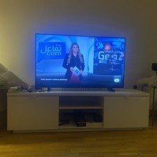 IKEA TV Unit High Gloss White  