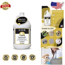 K.O.E. Apricot Odor Eliminator 128oz Concentrate - Pro Strength Kennel Cleaner