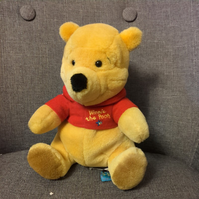 Vintage Disney Winnie Puuh Stofftier selten 12 Zoll Trudi Spa Italien Plüsch GC 