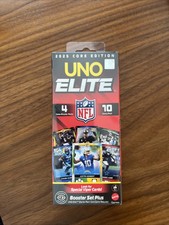 UNO Elite NFL 2025 Core Edition Football Booster Set Plus Sealed
