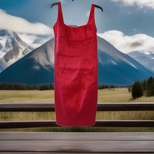 Calvin Klein Classic Regular Fit Women Red   and timeless Dress Size M  Hot Sale