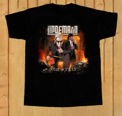Skills in Pills Album Lindemann Band Cotton Gift For Fan Tee Shirt BL2.365