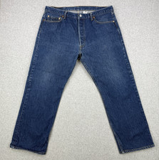 Vintage Levis Jeans Mens 42x32 Fits 42x29 Blue 501 XX Straight Leg Denim