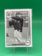 2021 Topps Big League - Veterans & Rookies Kevin Kiermaier #28 Black & White /50