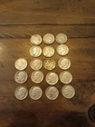 Lot of 18 1950-1964 Dimes 10c 10 Cents Roosevelt 90% Silver