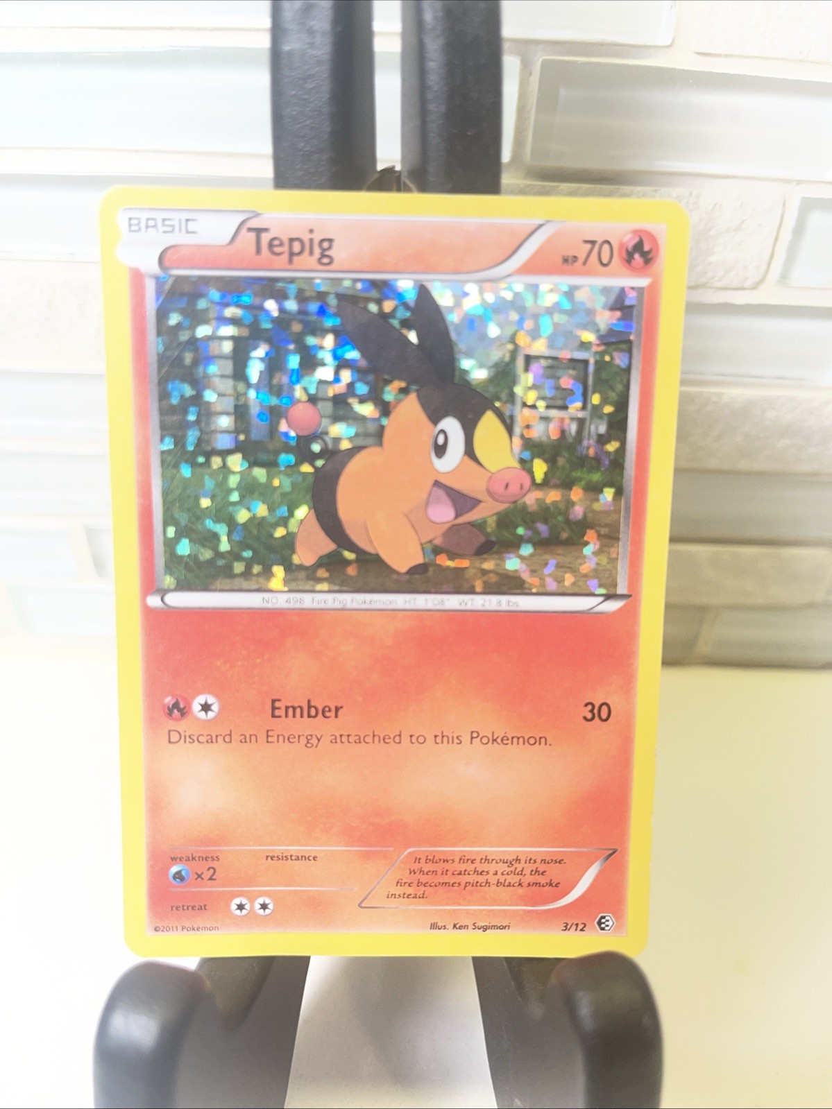 Tepig - 3/12 Promo McDonald's Promos 2011 M11 Fire Holo 003/012 2011