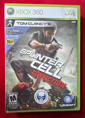 Tom Clancy's Splinter Cell: Conviction (Microsoft Xbox 360, 2010). Brand New 