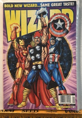 Wizard Magazine #81 May 1998 The Avengers Cover 1 of 2