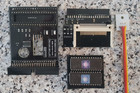 ZX Spectrum +3 IDE Interface complete with CF Card Reader & Bi-LED