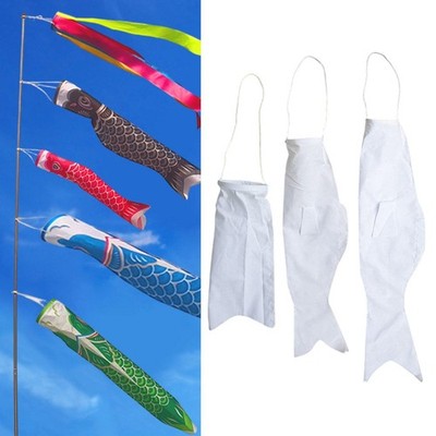 Zum Selbermachen leere japanische Karpfen Flagge hängende Banner Dekor vielseitige Foto Requisiten Handwerk