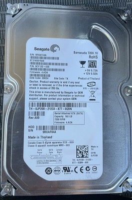 Seagate Barracuda 7200.10 160GB Internal 7200RPM 3.5'' (ST3160815AS) 9CY132-278
