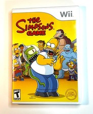 The Simpsons Game (Nintendo Wii, 2007) Tested, Works. Complete w/case,disc,book