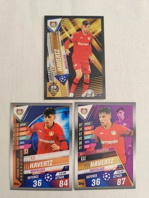 Match Attax 101 19/20 Havertz Team Lot Set Bayer Leverkusen 2019/2020