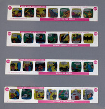 1966 Give A Show Projector Slides BATMAN Chad Valley UK Set of 4 217 218 219 220