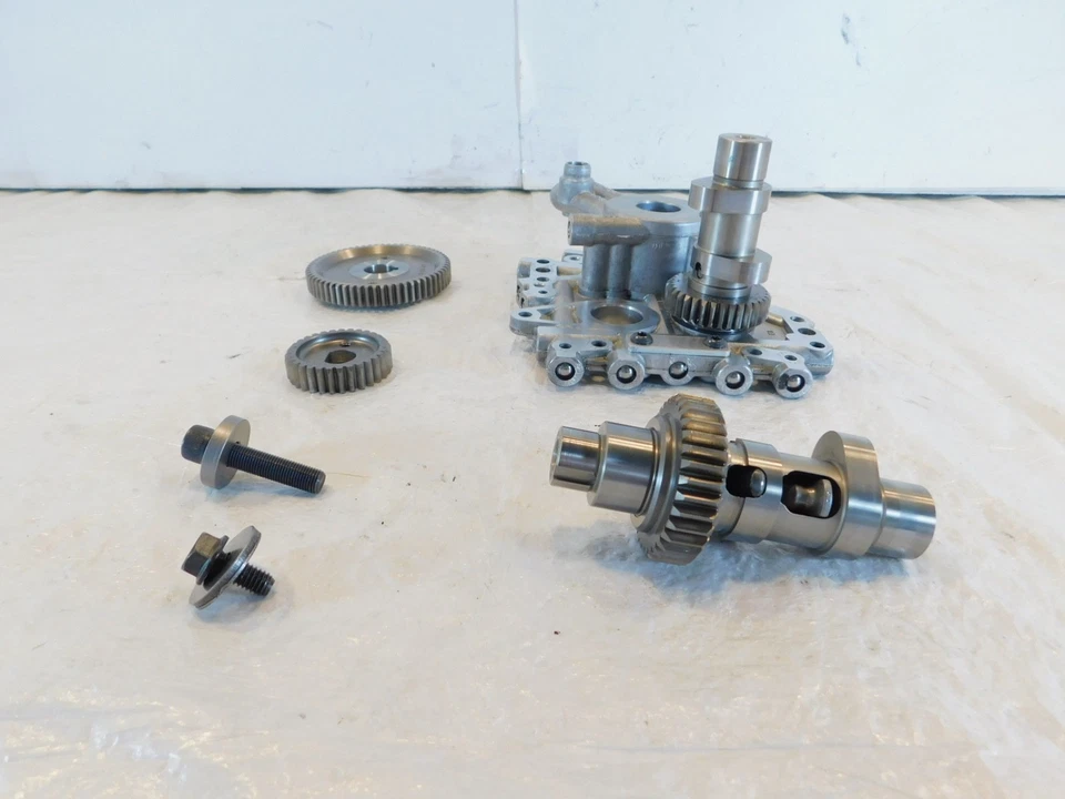 Árbol de levas Harley Davidson Electra Glide Dyna Softail S&S fácil arranque levas y placa Foto 3 de 4