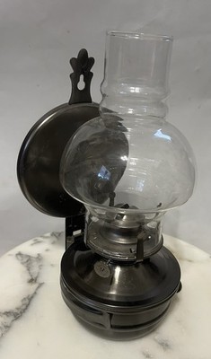 Lamplight Farms Metal Wall Mount Hurricane Oil Lamp with Wall Bracket