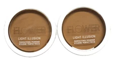 FLOWER Light Illusion Perfecting Powder D1 CARAMEL Pack of 2