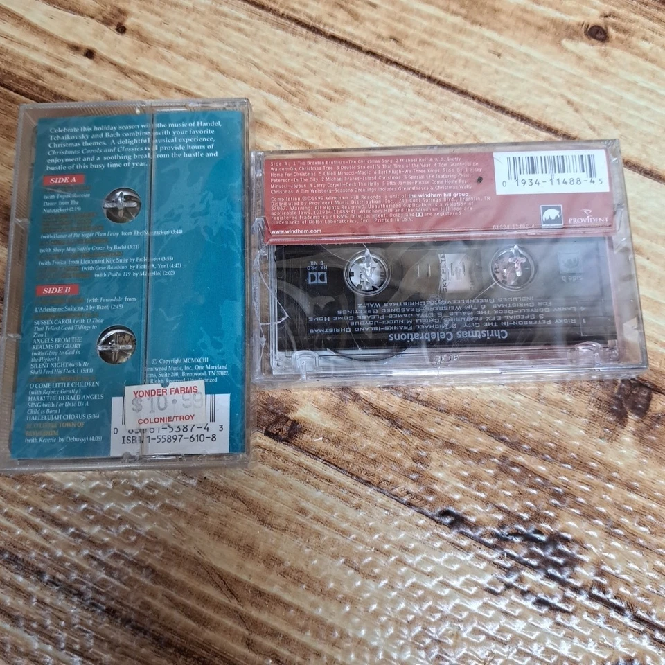 NEW Vintage Christmas Audio Cassette Tapes Lot of 15 Holiday Music Collection - Image 3 of 4