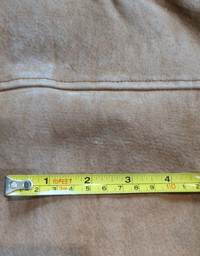 Vintage Boston Harbour Brown Suede Leather Bomber Jacket Full Zip Men’s Large - Picture 6 of 11